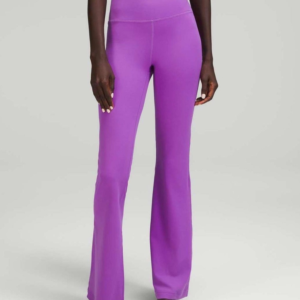 Lululemon Purple Flared Leggings